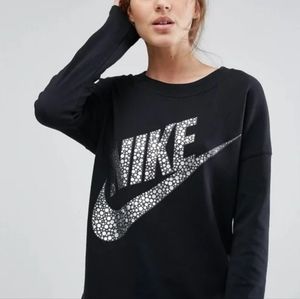 Nike metallic sweatshirt